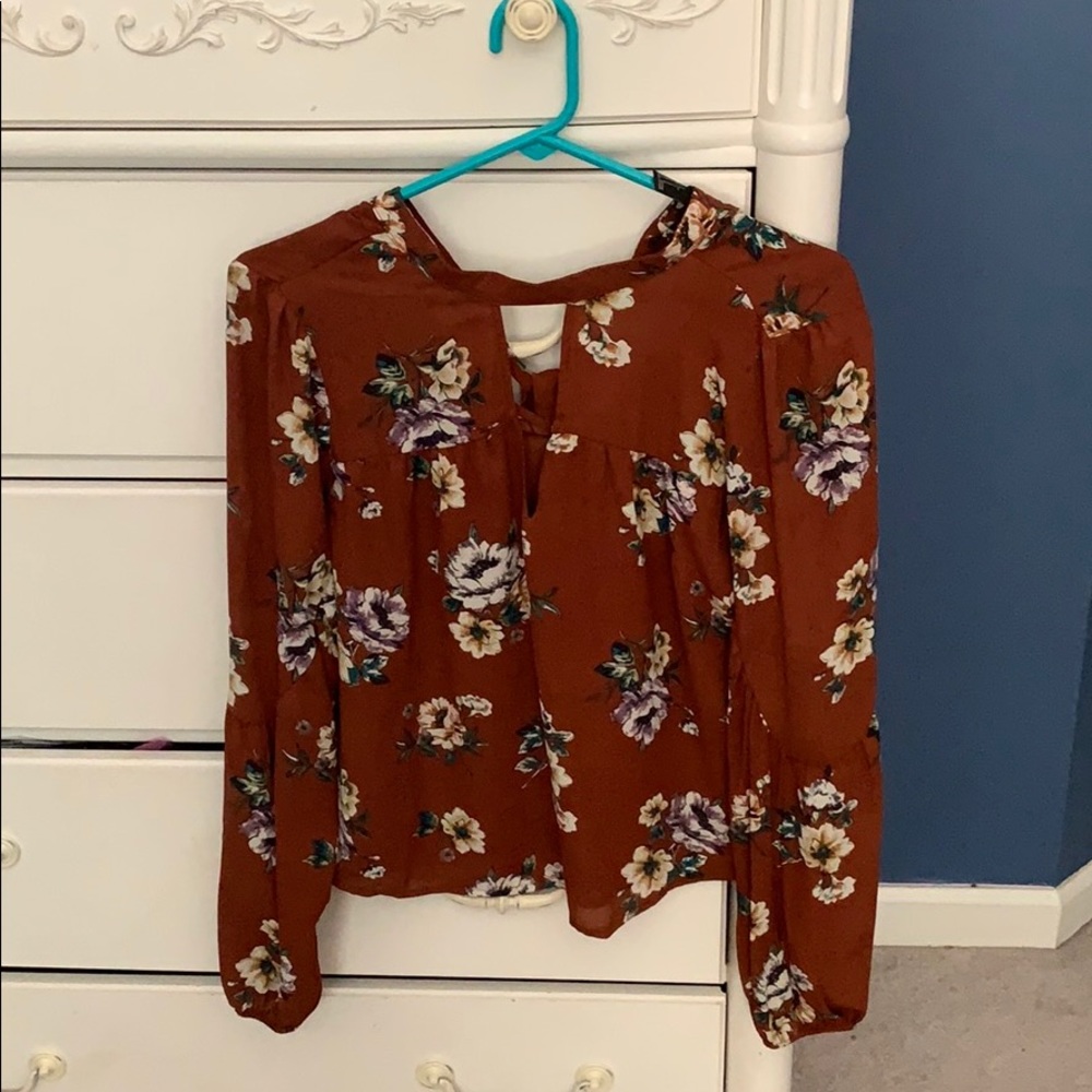 cute flowery blouse